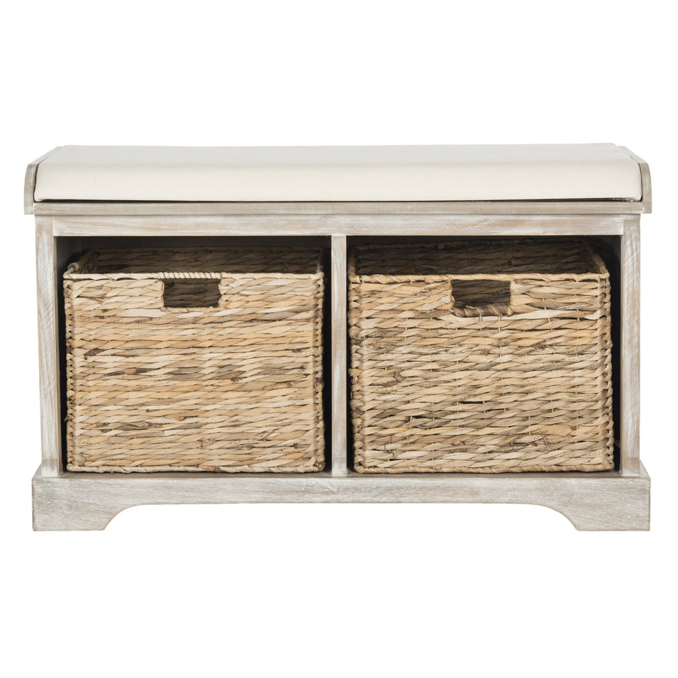 Safavieh Freddy Wicker Storage Bench | Benches | Modishstore - 16