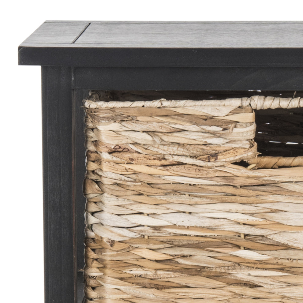 Safavieh Halle 3 Wicker Basket Storage Side Table | Side Tables | Modishstore - 7
