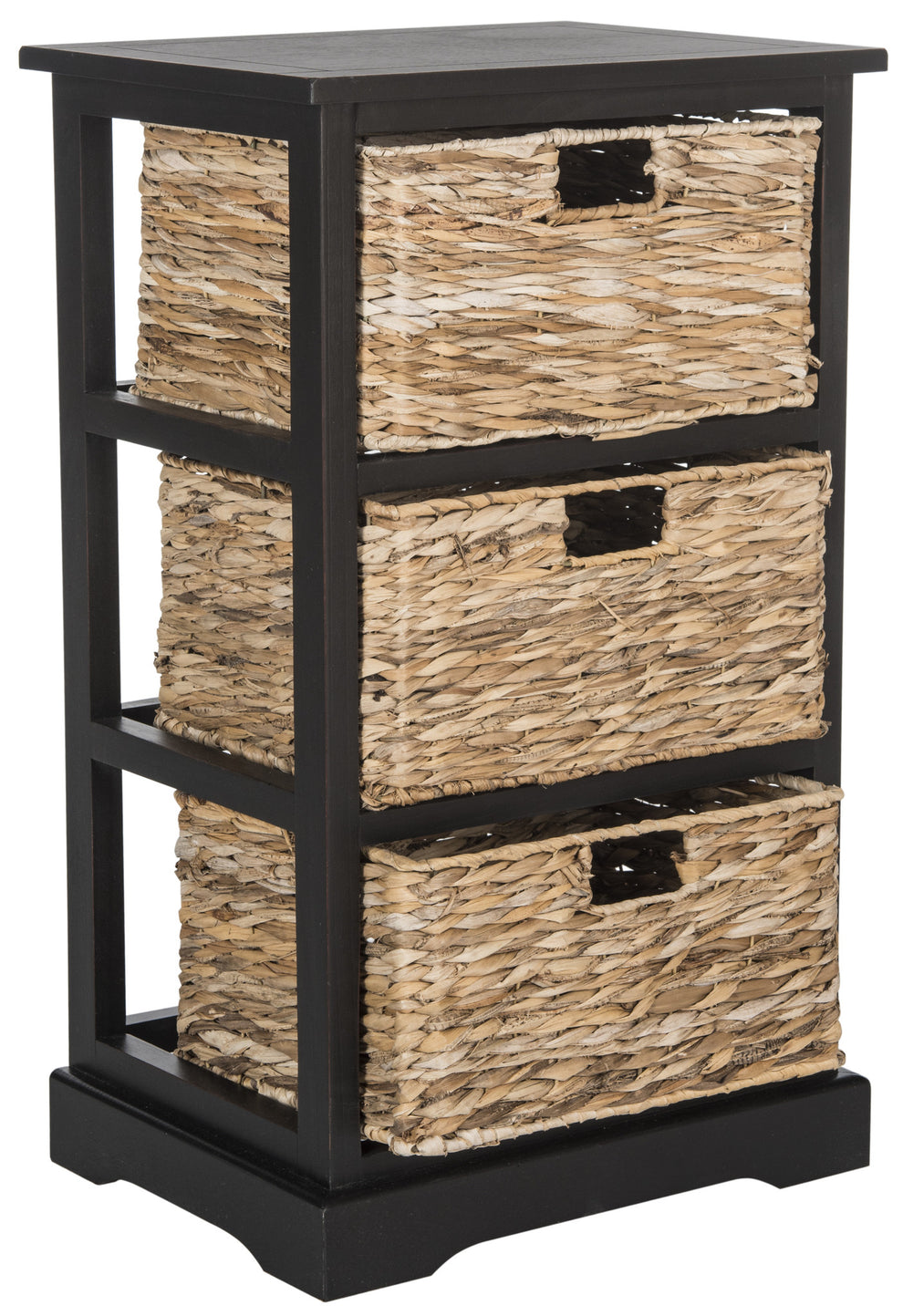 Safavieh Halle 3 Wicker Basket Storage Side Table | Side Tables | Modishstore - 8