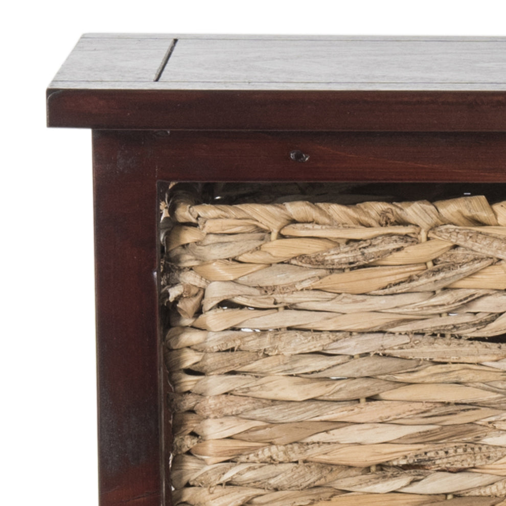 Safavieh Halle 3 Wicker Basket Storage Side Table | Side Tables | Modishstore - 13