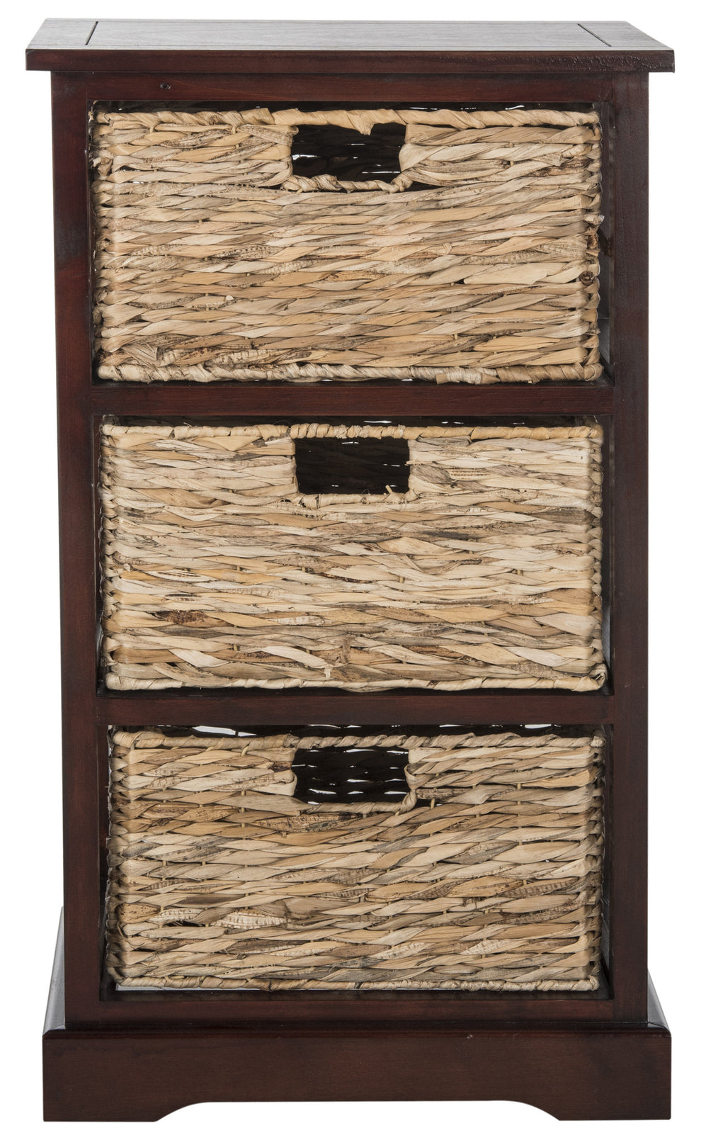 Safavieh Halle 3 Wicker Basket Storage Side Table | Side Tables | Modishstore - 12