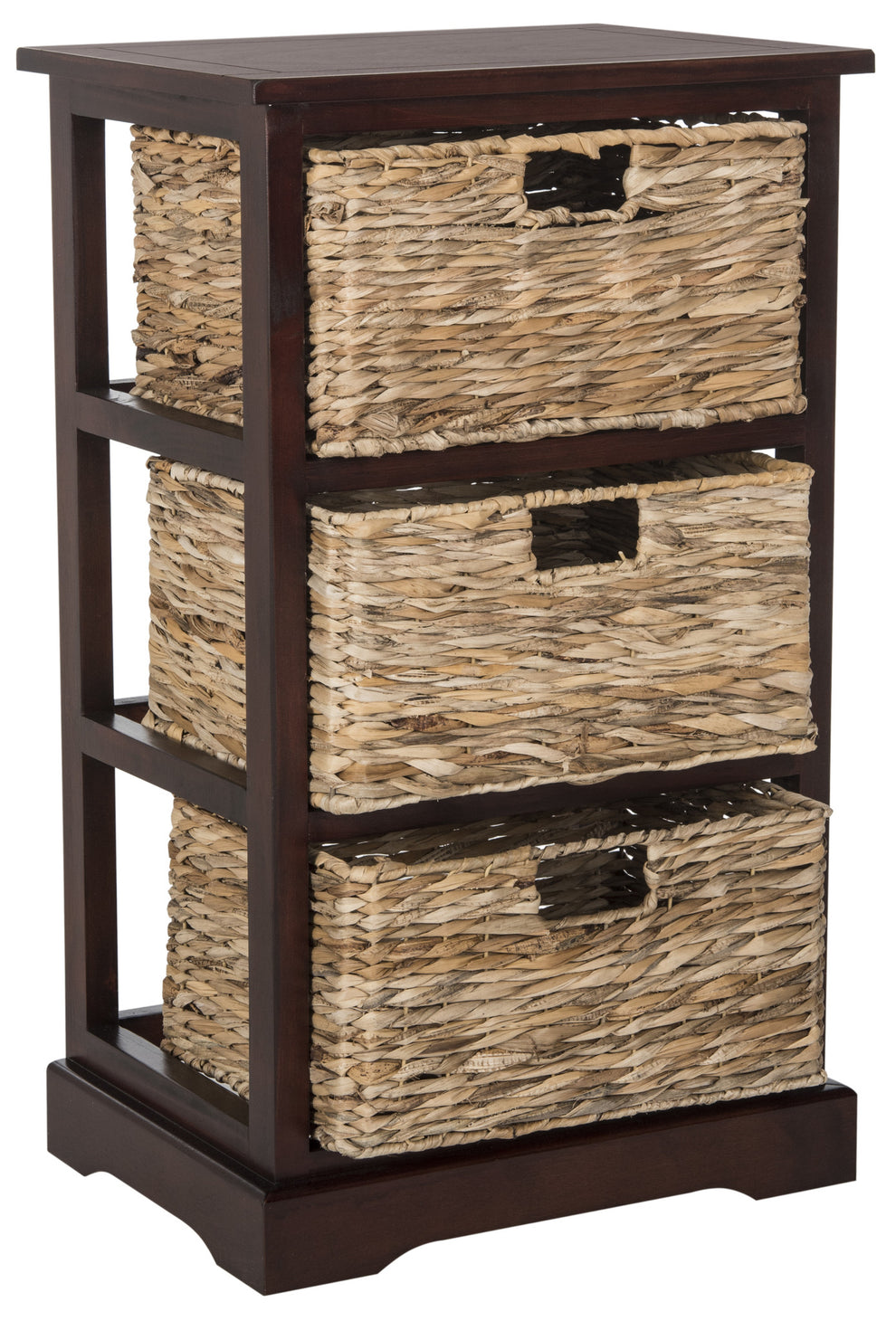 Safavieh Halle 3 Wicker Basket Storage Side Table | Side Tables | Modishstore - 14