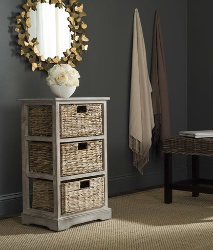 Safavieh Halle 3 Wicker Basket Storage Side Table | Side Tables | Modishstore - 5