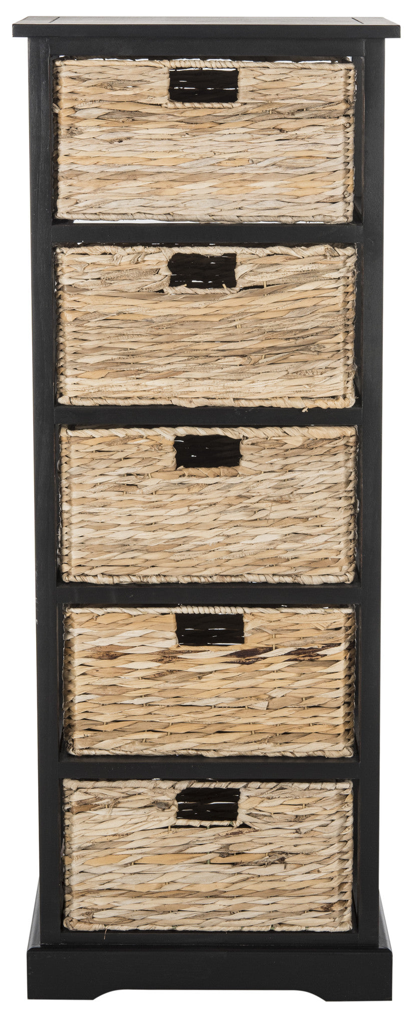 Safavieh Vedette 5 Wicker Basket Storage Tower | Cabinets | Modishstore - 2