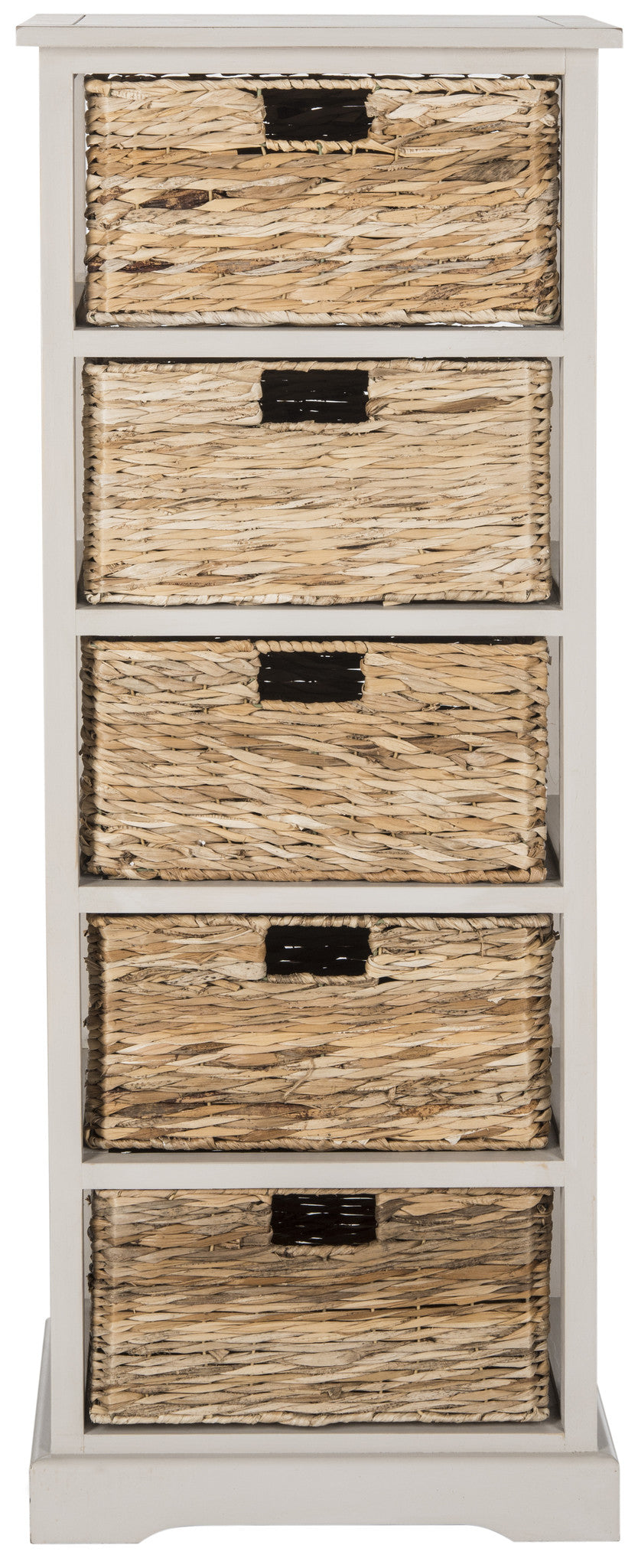 Safavieh Vedette 5 Wicker Basket Storage Tower | Cabinets | Modishstore - 15