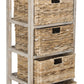 Safavieh Vedette 5 Wicker Basket Storage Tower | Cabinets |  Modishstore  - 19