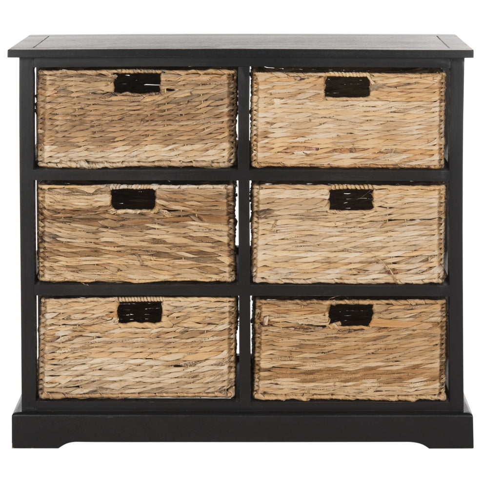 Safavieh Keenan 6 Wicker Basket Storage Chest | Cabinets | Modishstore - 2