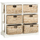 Safavieh Keenan 6 Wicker Basket Storage Chest | Cabinets |  Modishstore  - 10