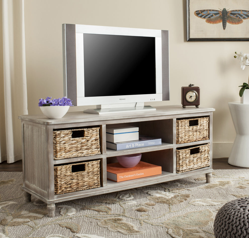 Safavieh Rooney Entertainment Unit | TV Stands | Modishstore - 4