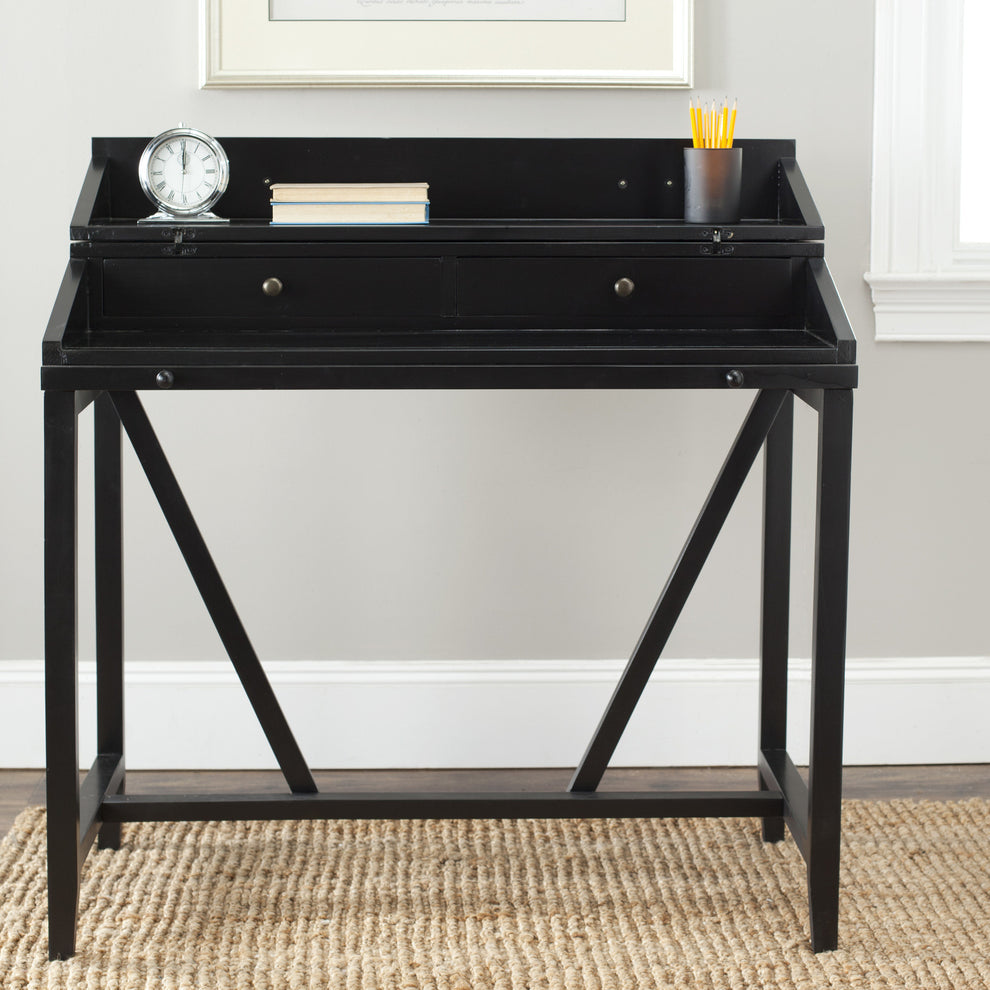 Safavieh Wyatt Writing Desk W/Pull Out | Desks | Modishstore - 10