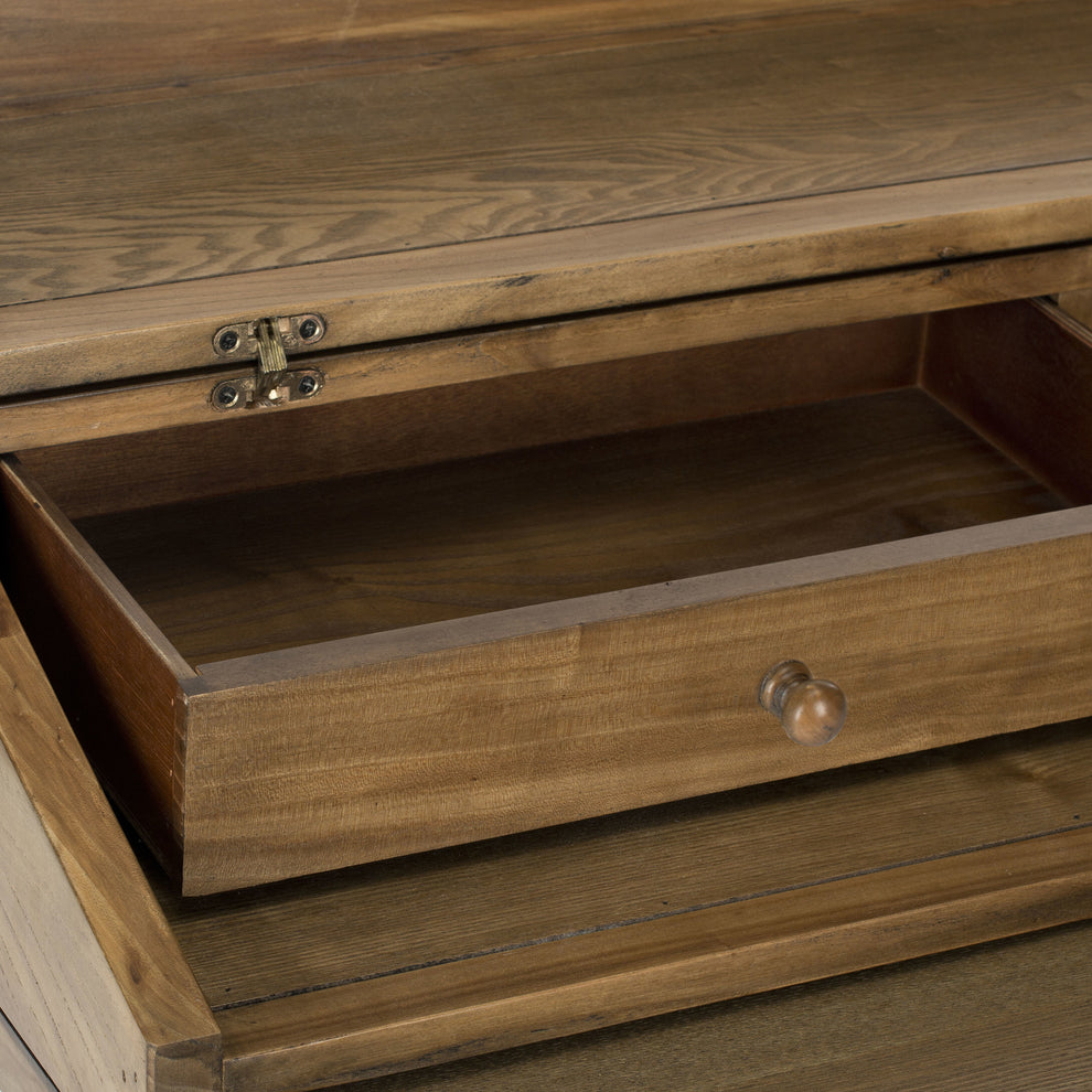 Safavieh Wyatt Writing Desk W/Pull Out | Desks | Modishstore - 24