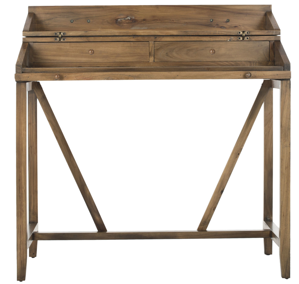 Safavieh Wyatt Writing Desk W/Pull Out | Desks | Modishstore - 22