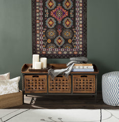 Safavieh Isaac 3 Drawer Wooden Storage Bench