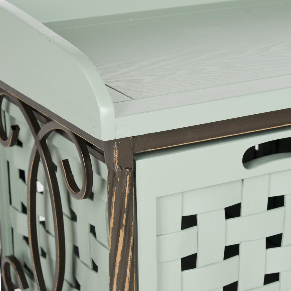 Safavieh Isaac 3 Drawer Wooden Storage Bench | Benches | Modishstore - 11