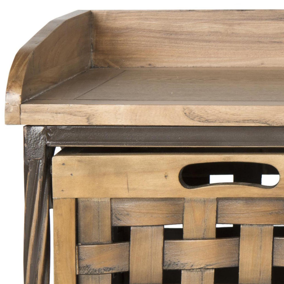 Safavieh Isaac 3 Drawer Wooden Storage Bench | Benches | Modishstore - 22