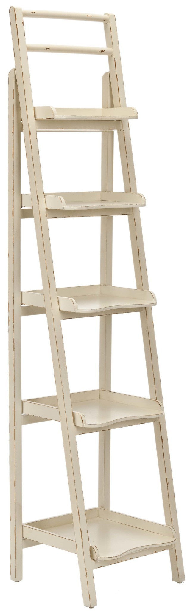Safavieh Asher Leaning 5 Tier Etagere | Bookcases | Modishstore - 2