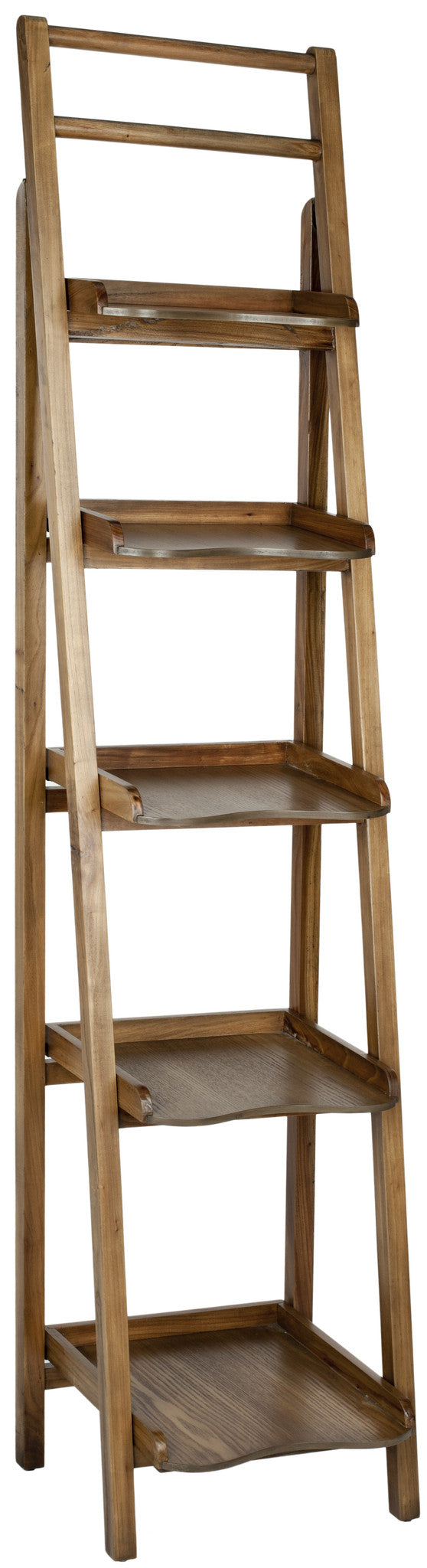 Safavieh Asher Leaning 5 Tier Etagere | Bookcases | Modishstore - 5