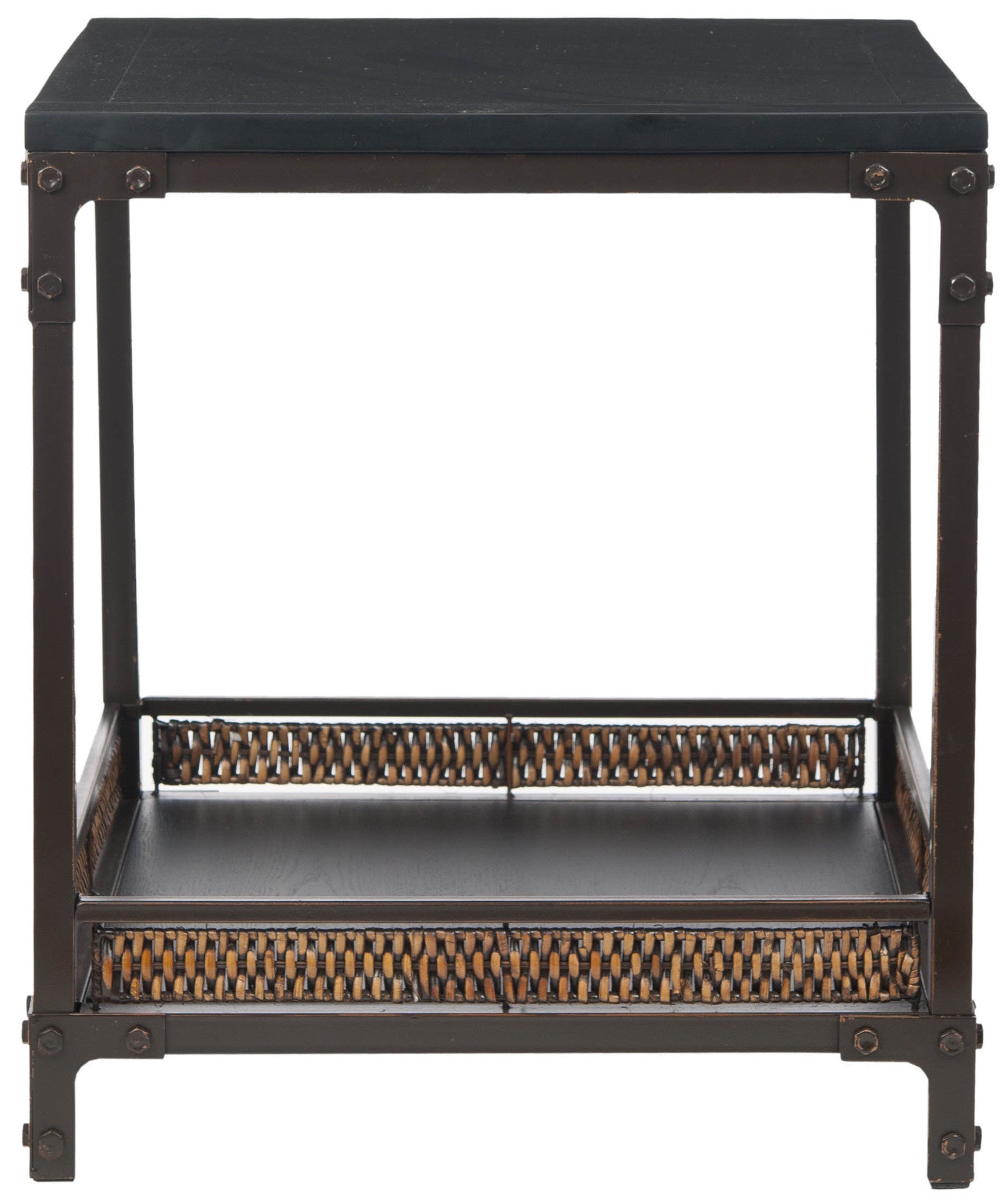 Safavieh Dinesh End Table With Storage Shelf | End Tables | Modishstore - 2