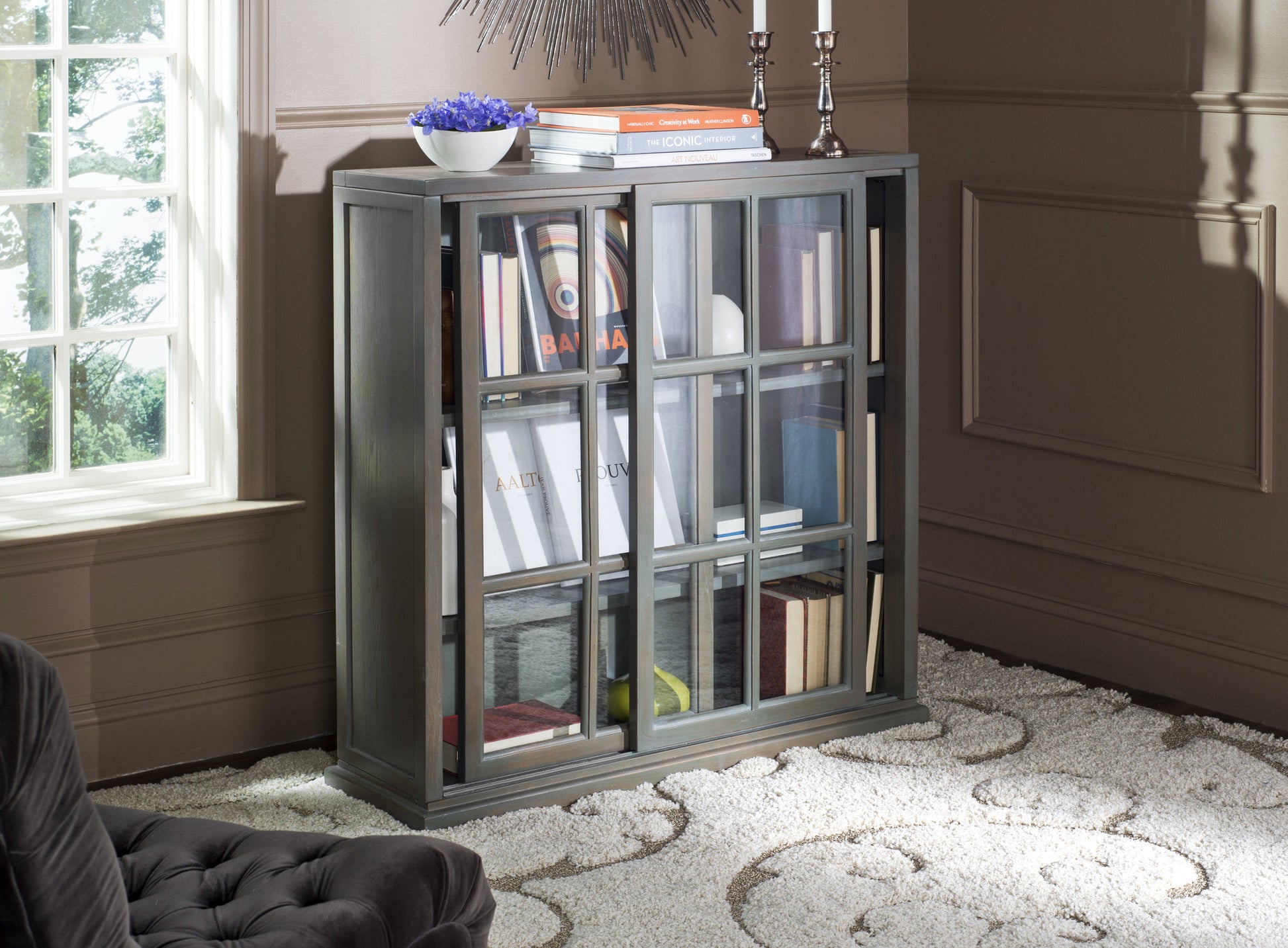 Safavieh Greg 3 Tier Bookcase | Bookcases | Modishstore - 1