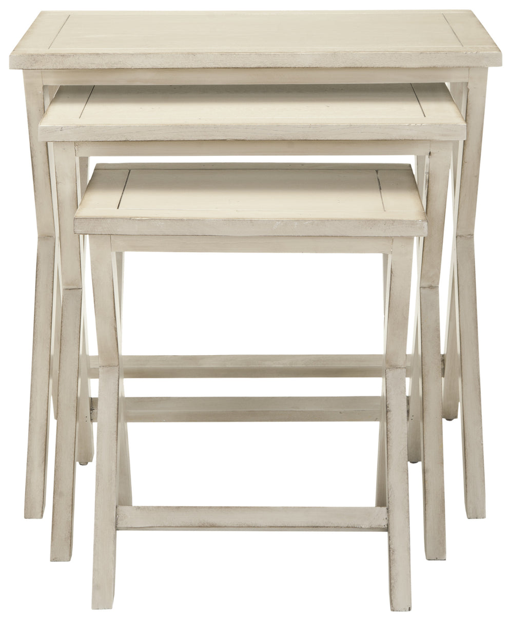 Safavieh Maryann Stacking Tray Tables | Nesting Tables | Modishstore - 2