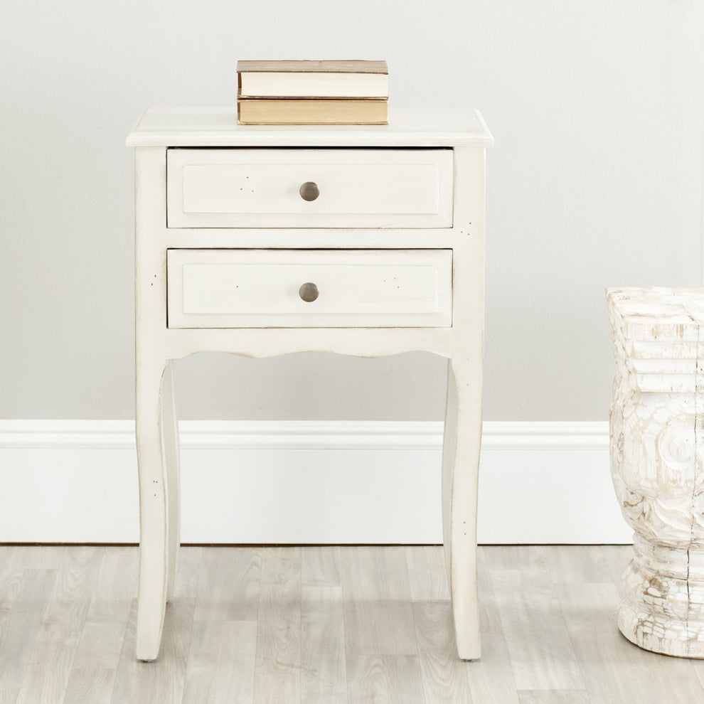Safavieh Lori End Table With Storage Drawers | End Tables | Modishstore - 1