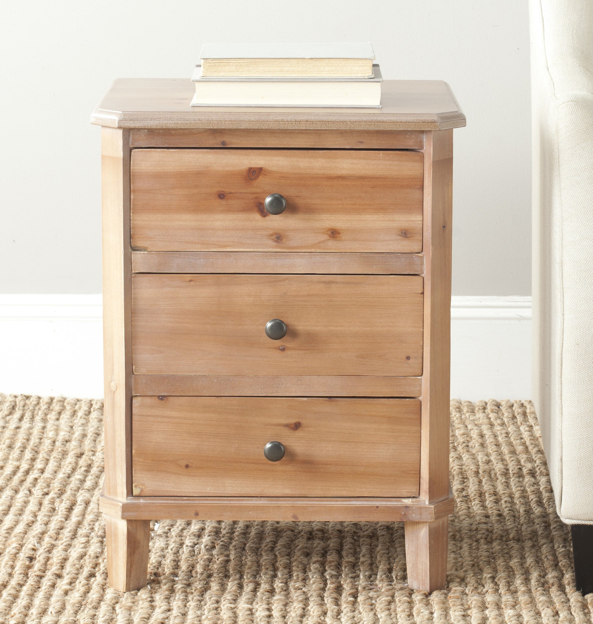 Safavieh Joe End Table With Storage Drawers | End Tables |  Modishstore  - 4