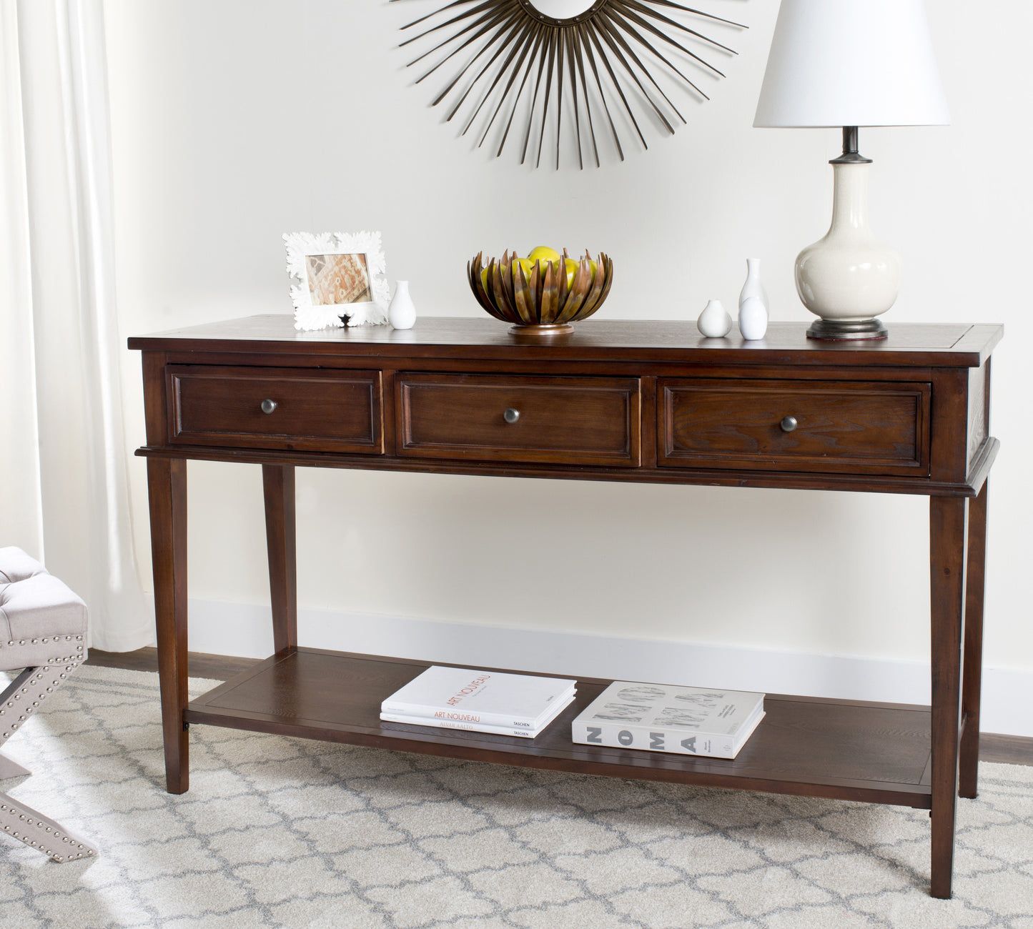 Safavieh Manelin Console With Storage Drawers | Console Tables |  Modishstore 
