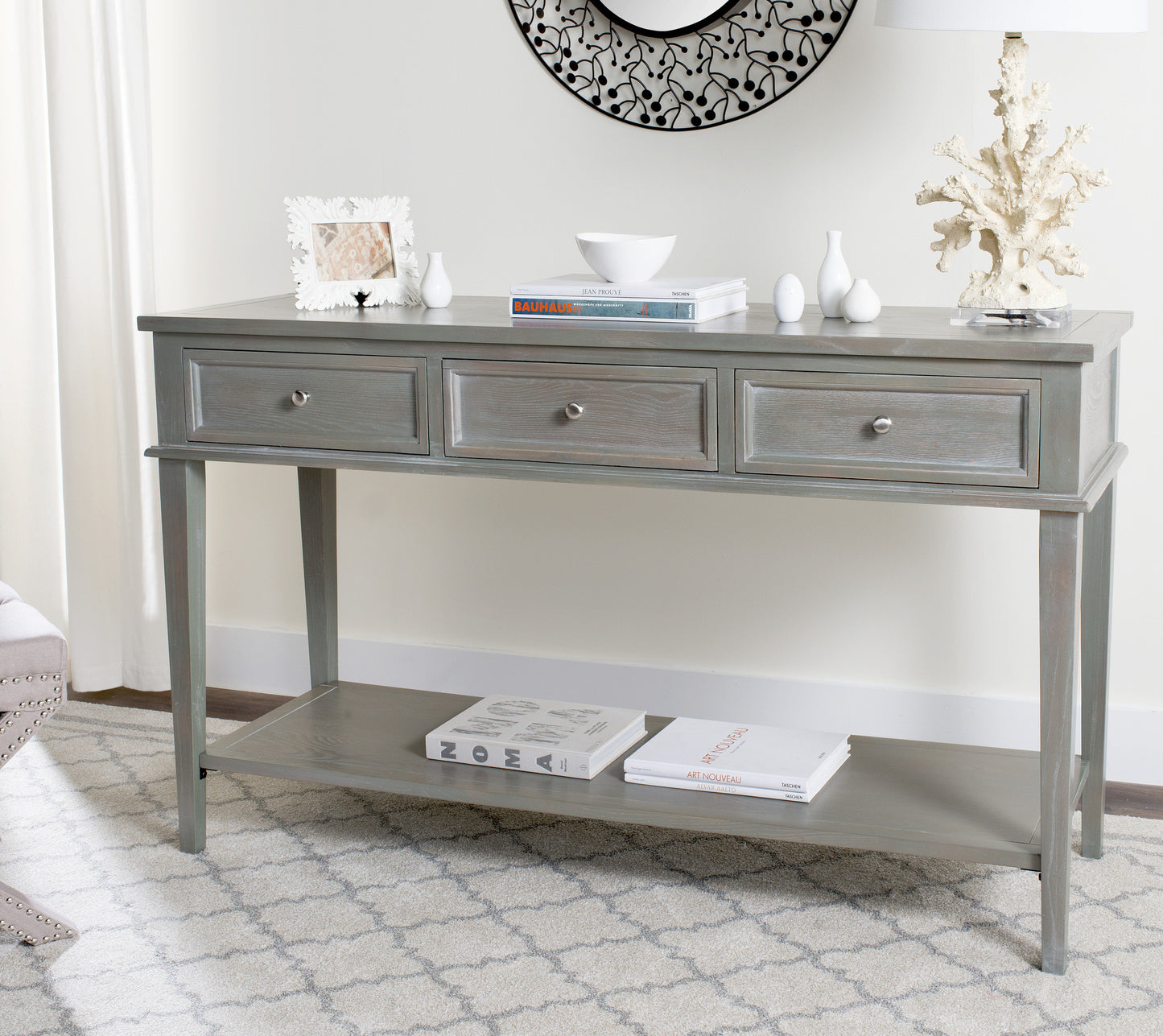 Safavieh Manelin Console With Storage Drawers | Console Tables |  Modishstore  - 3