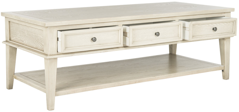 Safavieh Manelin Coffee Table With Storage Drawers | Coffee Tables | Modishstore - 6