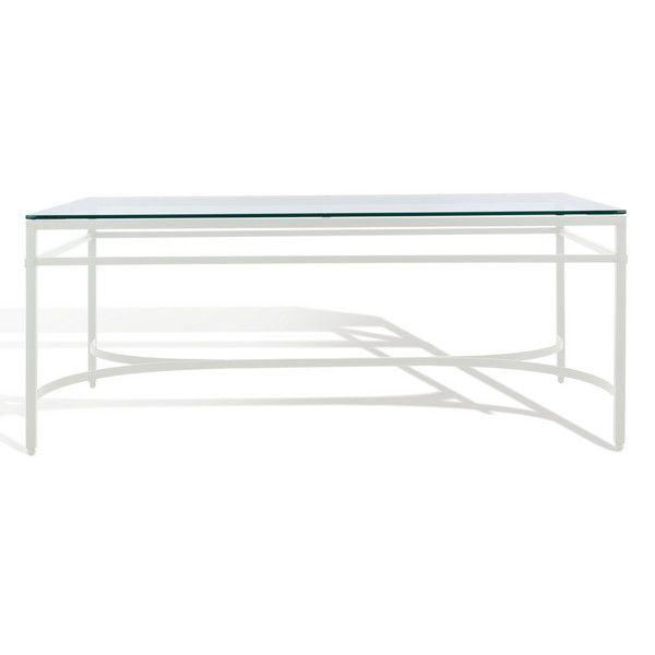 Safavieh Abelard Cocktail Table - White | Coffee Tables | Modishstore - 2