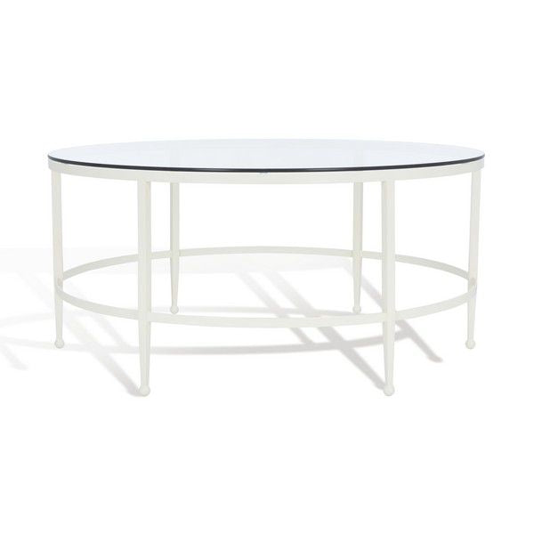 Safavieh Edmund Cocktail Table - White | Coffee Tables | Modishstore - 2