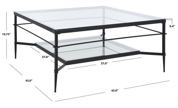 Safavieh Mieka Cocktail Table | Coffee Tables | Modishstore - 3