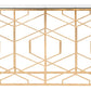 Safavieh Sean Gold Leaf Console Table | Console Tables | Modishstore - 2