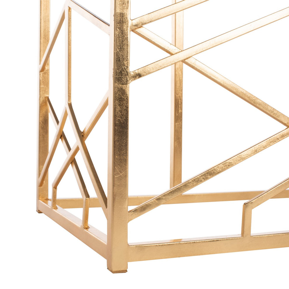 Safavieh Sean Gold Leaf Console Table | Console Tables | Modishstore - 5