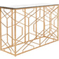 Safavieh Sean Gold Leaf Console Table | Console Tables | Modishstore - 4