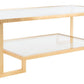 Safavieh Vivian Gold Leaf Coffee Table - Gold | Coffee Tables | Modishstore - 3