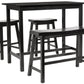 Safavieh Ronin 4 Pc Set Pub Table | Bar Tables | Modishstore - 2