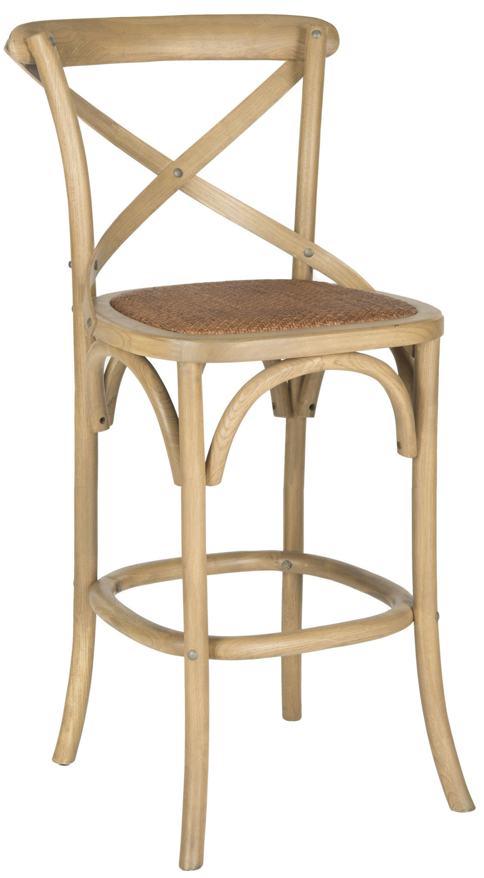 Safavieh Franklin X Back Barstool | Bar Stools | Modishstore - 4