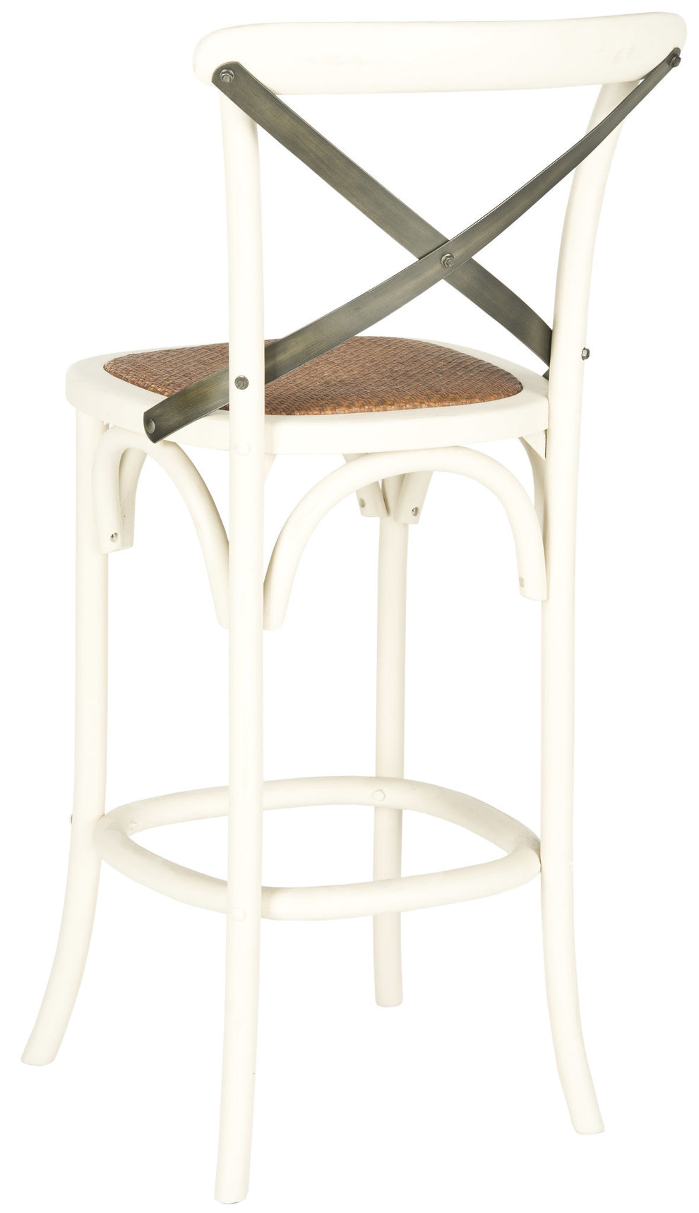 Safavieh Eleanor X Back Barstool | Bar Stools | Modishstore - 5