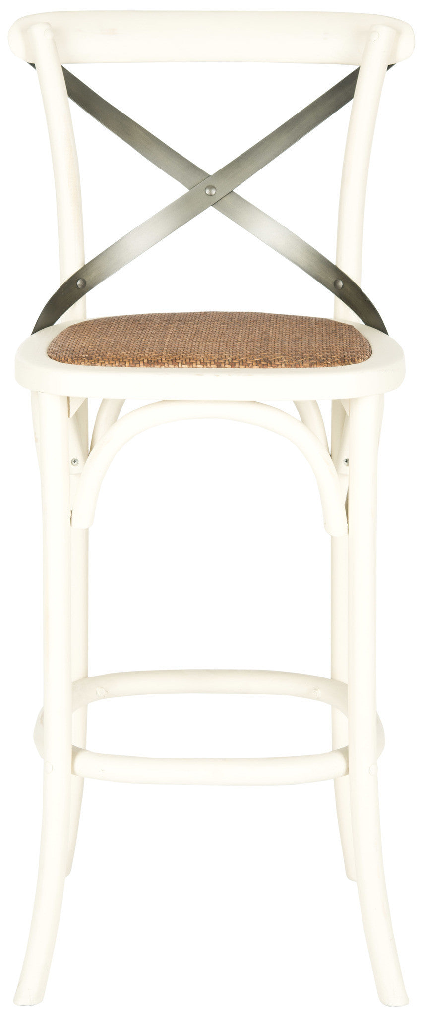 Safavieh Eleanor X Back Barstool | Bar Stools | Modishstore - 4