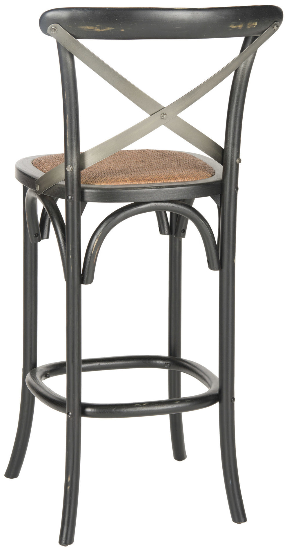 Safavieh Eleanor X Back Barstool | Bar Stools | Modishstore - 10