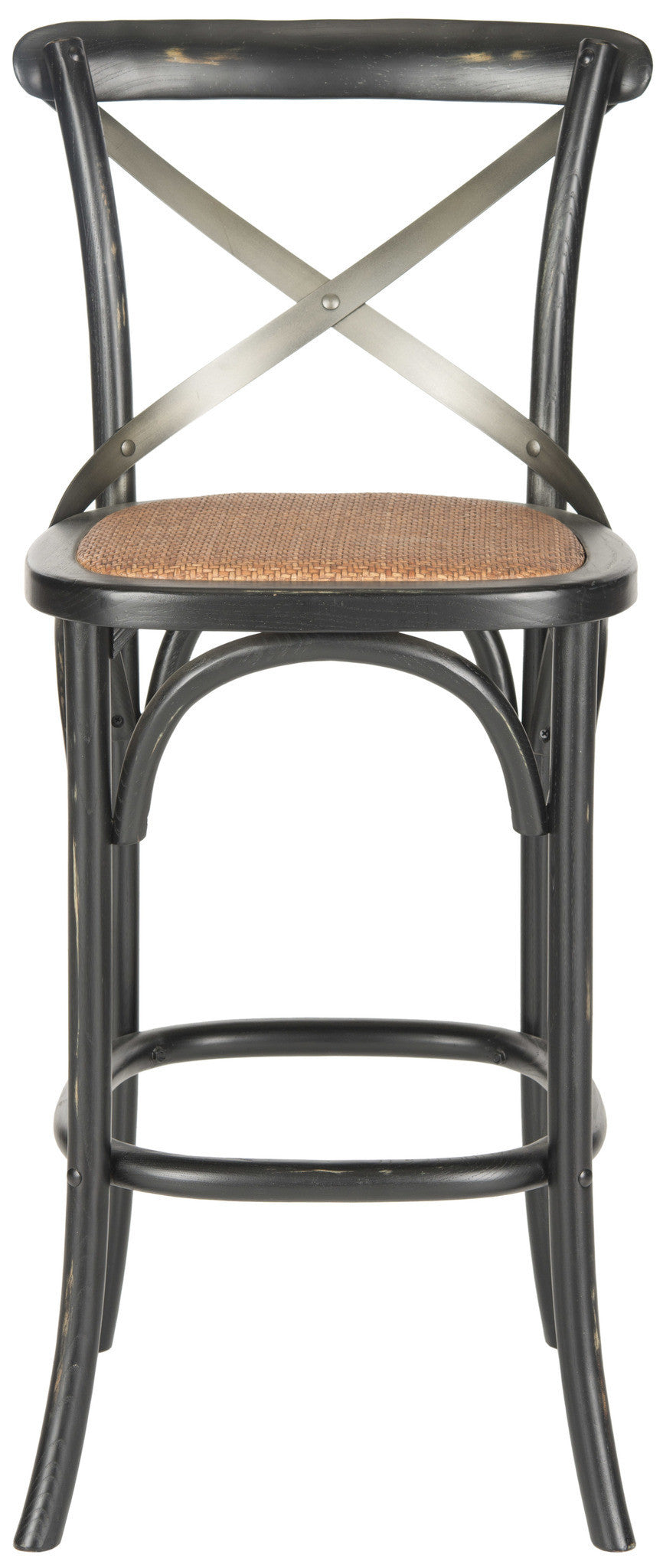 Safavieh Eleanor X Back Barstool | Bar Stools | Modishstore - 9
