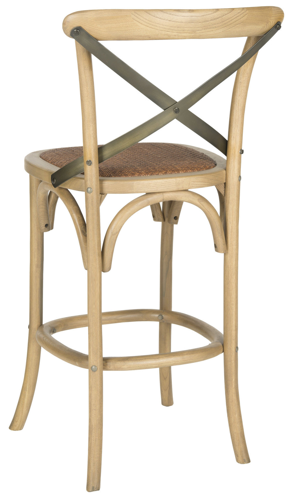 Safavieh Eleanor X Back Barstool | Bar Stools | Modishstore - 15