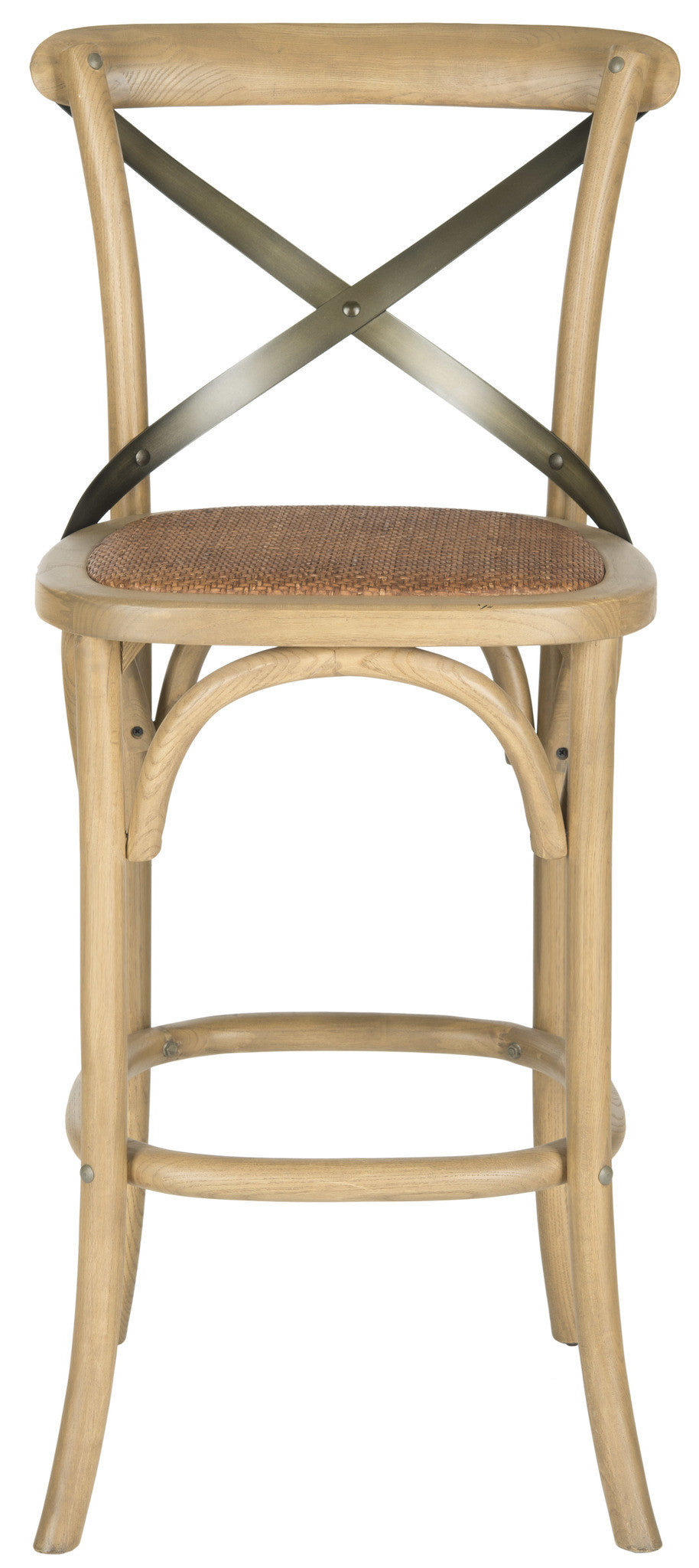 Safavieh Eleanor X Back Barstool | Bar Stools | Modishstore - 14