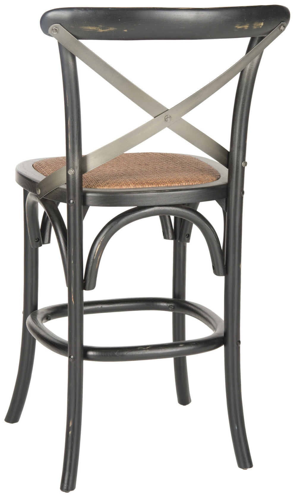 Safavieh Eleanor X Back Counter Stool | Counter Stools | Modishstore - 10