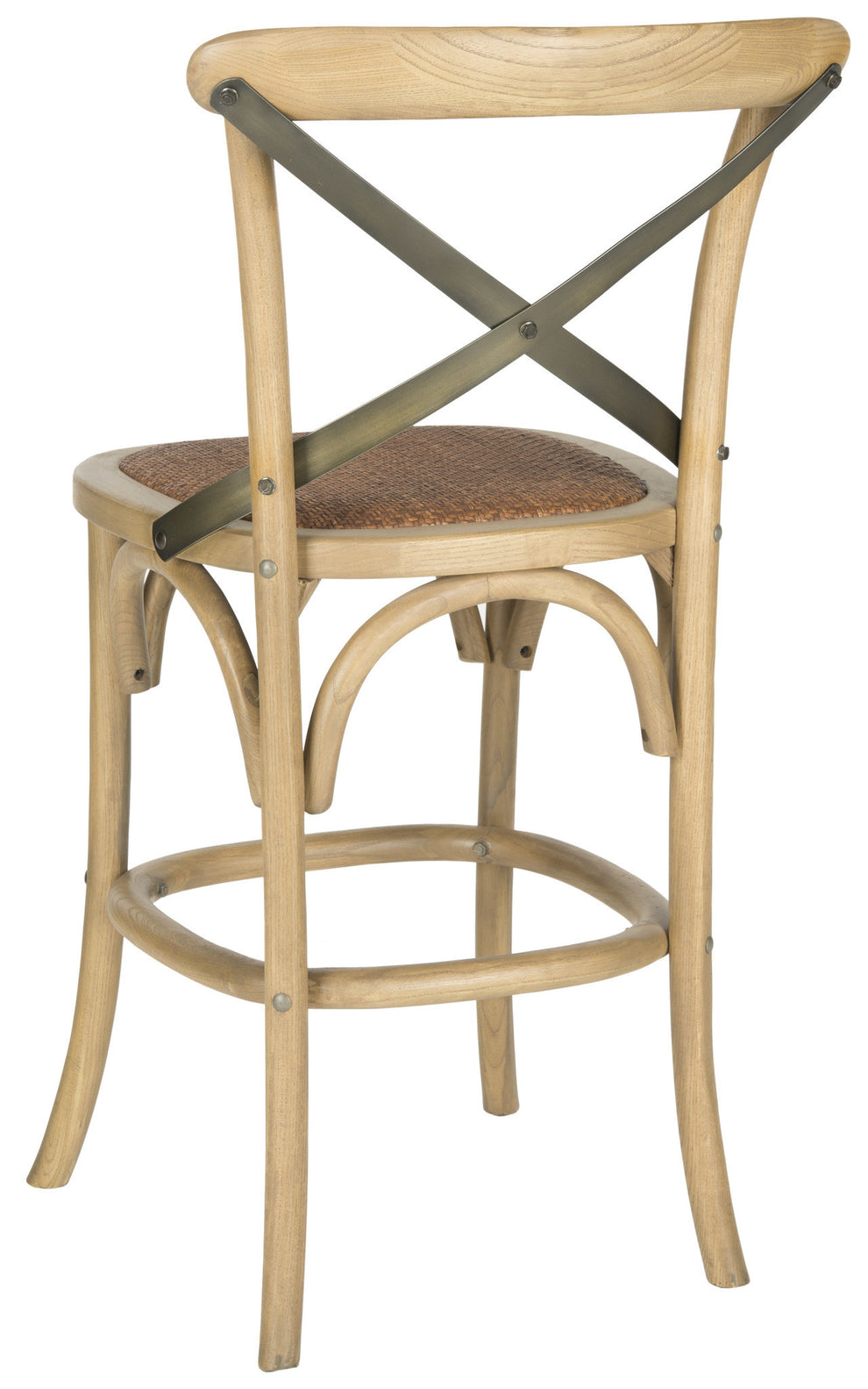 Safavieh Eleanor X Back Counter Stool | Counter Stools | Modishstore - 13