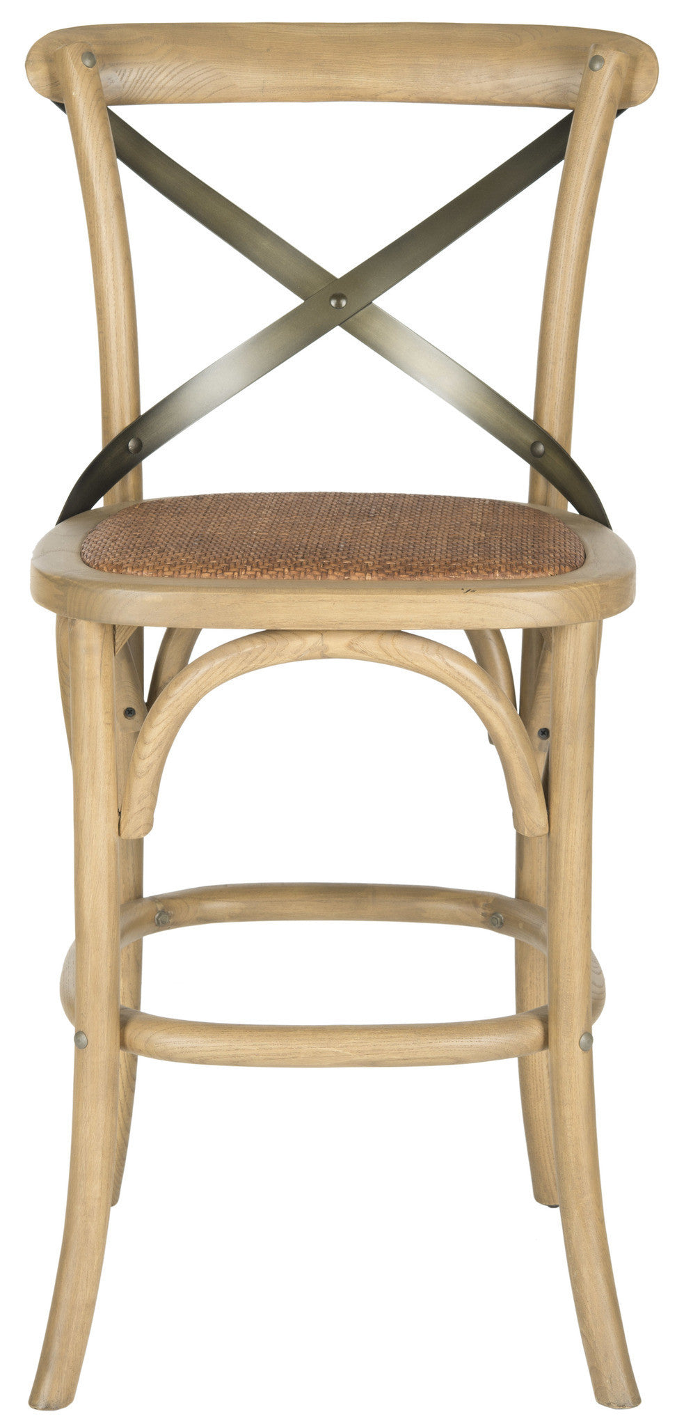 Safavieh Eleanor X Back Counter Stool | Counter Stools | Modishstore - 12