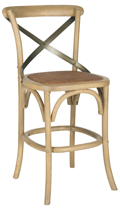 Safavieh Eleanor X Back Counter Stool | Counter Stools | Modishstore - 4