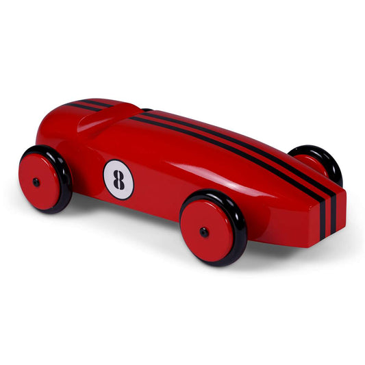 Wood Car Model, Red By Authentic Models | Models | Modishstore