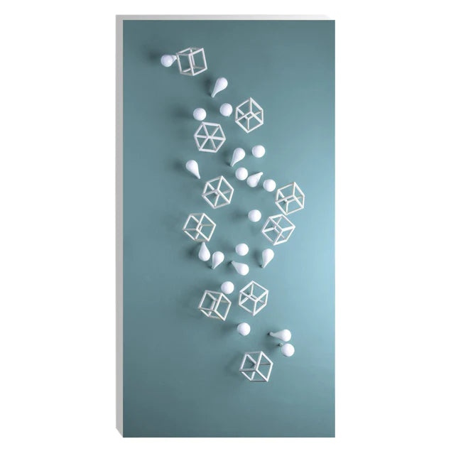 Wall Play Substrate Blue Grey By Gold Leaf Design Group | Wall Art | Modishstore - 2